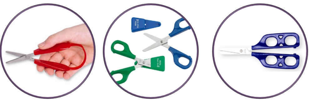 Tools use adapted scissors