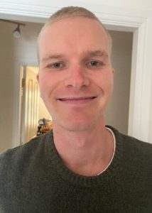 Person with a cleanly shaved face