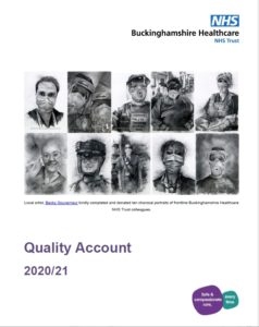 Image of Quality Account 2020-21 front cover