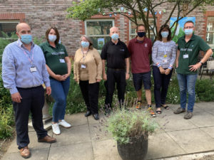 Haleacre Garden event group photo of Trust staff