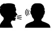 listening silhouettes illustration