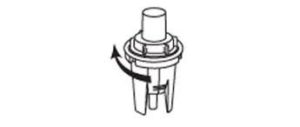 Screw the top back on diagram