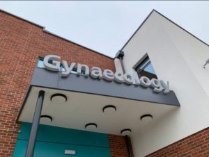 Gynaecology entrance to Waddesdon Wing