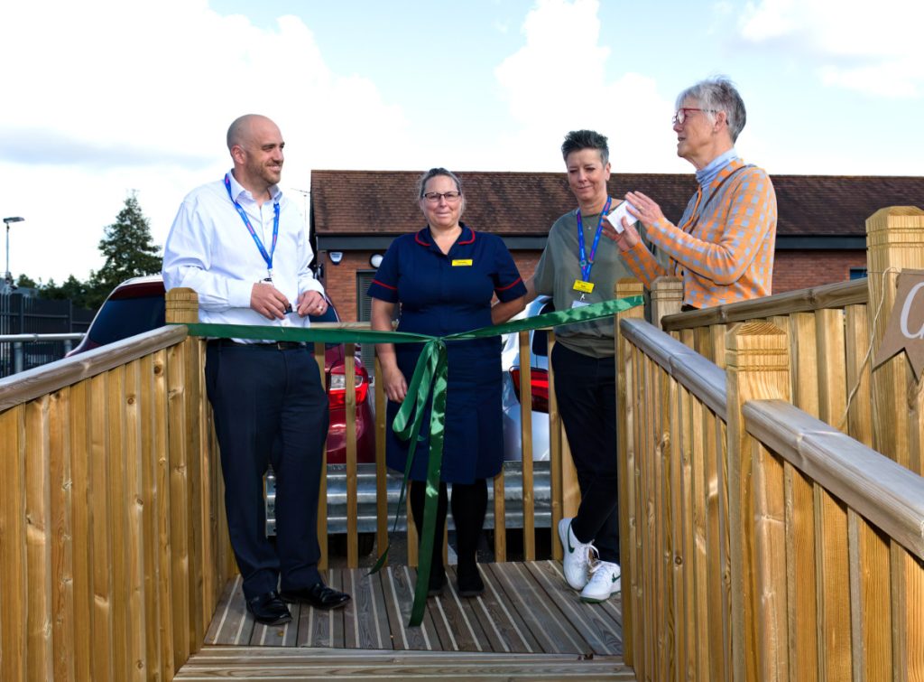 Ribbon is cut to mark the opening of the new pod