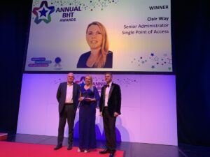 BHT Awards Non-Clinical Service Award: Clair Way, Senior Administrator, Single Point of Access